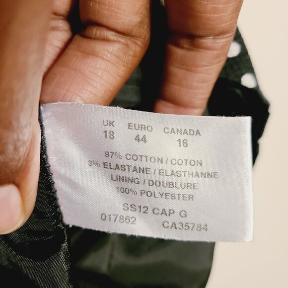 Precis | Women's Sleeveless Polka Dot Sheath Dress (Canada Size 16) - Picture 4 of 12